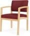 Lenox Guest Chair in Upgrade Fabric or Healthcare Vinyl