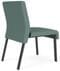 Waterfall 400 lb. Capacity Armless Guest Chair in Upgrade Fabric/Healthcare Vinyl