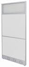 30&quotW x 67&quotH Washable White Laminate Single Raceway Panel w/Glass Window