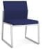 Gansett 300 lb. Cap. Armless Guest Chair in Standard Fabric/Vinyl