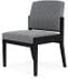 Amherst Steel Frame Armless Chair in Upgrade Fabric or Healthcare Vinyl