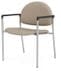 Chat 400 lb. Cap. Oversized Guest Chair in Upgrade Fabric/Healthcare Vinyl