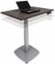 Small Office Electric Lift Desks in Charcoal - 36