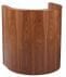 Hardwood Veneer Bow Front Lectern