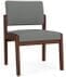 Lenox Guest Chair/Armless  in Standard Fabric or Vinyl