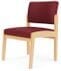 Lenox Guest Chair/Armless in Upgrade Fabric or Healthcare Vinyl