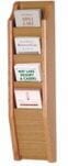 Oak Brochure Rack