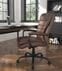 400 Lbs. Capacity Brown Bonded Leather Big & Tall Executive Chair