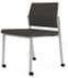 Avon Fully Upholstered Stackable Armless Chair on Casters - Upgrade Fabric or HealthcareVinyl