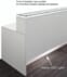 Emerge Glass Top 2-Person Reception Desk w/Drawers & LED Lights - 132