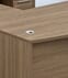 Urban Walnut Conference U-Shaped Workstation w/Hutch - 71
