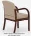Weston Transitional Reception Seating - Arm Chair