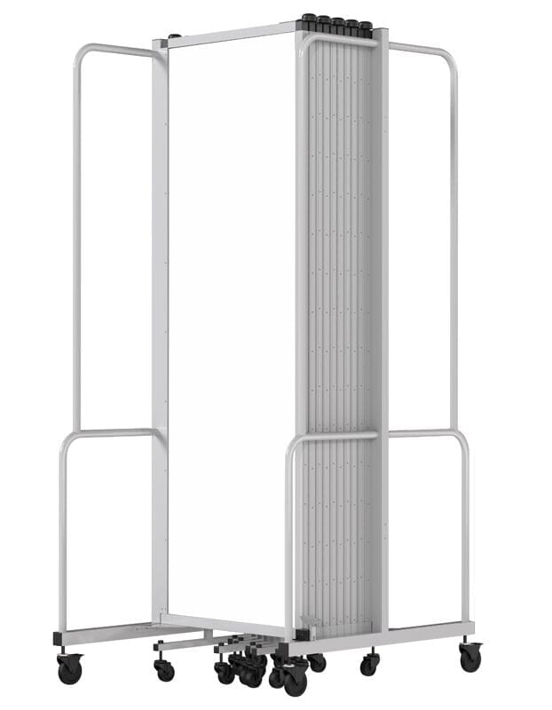 21'W x 6'H Whiteboard Folding Mobile Room Divider