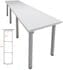 12' x 3' Standing Height Conference Table w/Round Post Legs