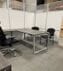12' x 12' x 7'H White Laminate Modular Office Set with Desk and Chairs - Add-On Unit
