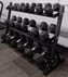 5-50 lb. Dumbbell Set w/ Storage Rack and Adjustable Weight Bench