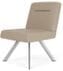 Willow 400 lb. Cap. Armless Guest Chair in Upgrade Fabric/Healthcare Vinyl
