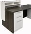 11' Emerge 2-Person  U-Shaped Reception Desk with Two Counters