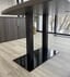 11' x 4' Boat Shape Conference Table with Black Steel Bases
