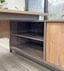 8'W Contrasts Rustic Executive L-Desk with Storage