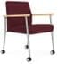 Mystic Guest Chair w/ Casters in Standard Fabric or Vinyl