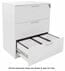 White 3-Drawer Lateral File