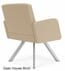Willow Mid Century Reception Seating Series - 400 lb. Capacity Guest Chair in Standard Fabric/Vinyl