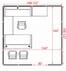 12' x 12' x 7'H Clear Glass Modular Office w/ Black Frame - Starter Cubicle