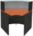 Small Curved Reception Desk