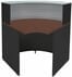 Small Curved Reception Desk