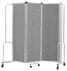 6'W x 6'H Fabric Folding Mobile Room Divider
