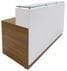 Custom Reception Desks w/Glass Counter - 5'W Desk