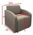 Driftwood Cove Modular Lounge Series - 300 lb Capacity Club Chair