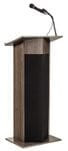 Power Plus Lectern in Ribbonwood Finish