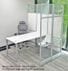 7.5' Long White Office Panel Wall Set with 48