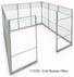 7-Foot Full Clear Glass Office Panels - 24