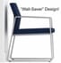 Gansett Reception Seating Series - 300 lb. Capacity Guest Chair in Standard Fabric/Vinyl