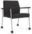 Mystic 400 lb Capacity Guest Chair w/ Caster in Standard Fabric or Vinyl