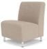 Ravenna 500 lbs Bariatric Armless Guest Chair  in Upgrade Fabric or Healthcare Vinyl