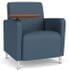 Ravenna Guest Chair w/ Swivel Tablet in Standard Fabric or Vinyl