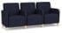 Siena 3 Seat Sofa w/ Center Arms in Standard Fabric or Vinyl