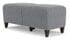 Siena 2 Seat Bench in Upgrade Fabric or Healthcare Vinyl