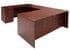 Cherry Laminate Straight Front U-Workstation