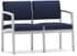 Lenox Steel 2-Seat Sofa in Standard Fabric/Vinyl