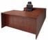 Cherry Laminate Straight Front U-Workstation