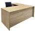 Beaumont Fully Height Adjustable Executive L-Shaped Desk w/6 Drawers - 71