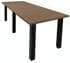 8' x 3' Conference Table w/Square Post Legs