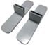 Steel Weighted T-Feet for Sneeze Guard Panels - Set of 2