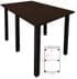 6' x 4' Standing Height Conference Table w/Square Post Legs