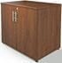 Custom 2-Door Conference Cabinet w/Bullnose Trim